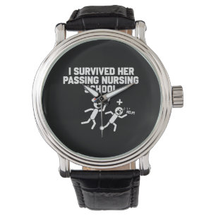 Jag överlevde att hon tog examen från sjukskötersk armbandsur