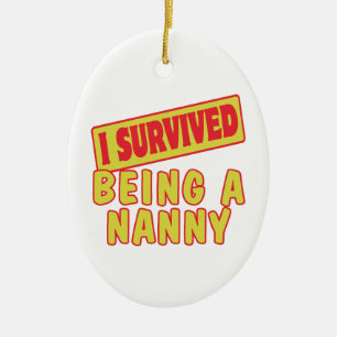 JAG ÖVERLEVDE ATT VARA NANNY JULGRANSPRYDNAD KERAMIK