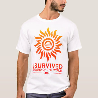 Jag överlevde avsluta av världen 2012 t-shirt