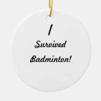 Jag överlevde badminton!