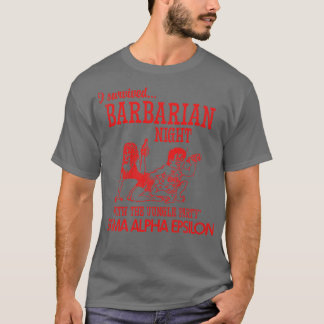 Jag Överlevde Barbarian Night T Shirt