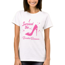 Jag Överlevde Barbie Summer T-Shirt | Retro Rosa