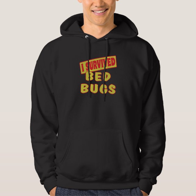 Jag ÖVERLEVDE BED KRYP Munkjacka (Framsida)