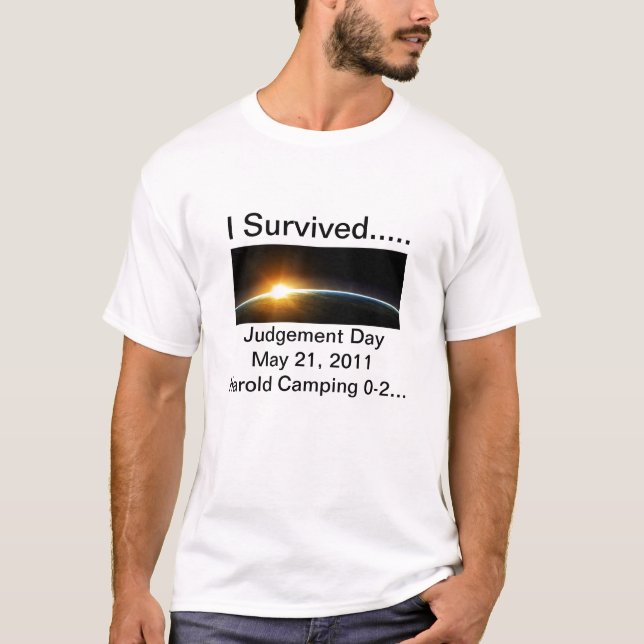 JAG ÖVERLEVDE BEDÖMNINGDAG TEE SHIRT (Framsida)