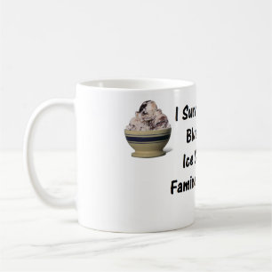 Jag överlevde blåtten sätta en klocka på kaffemugg