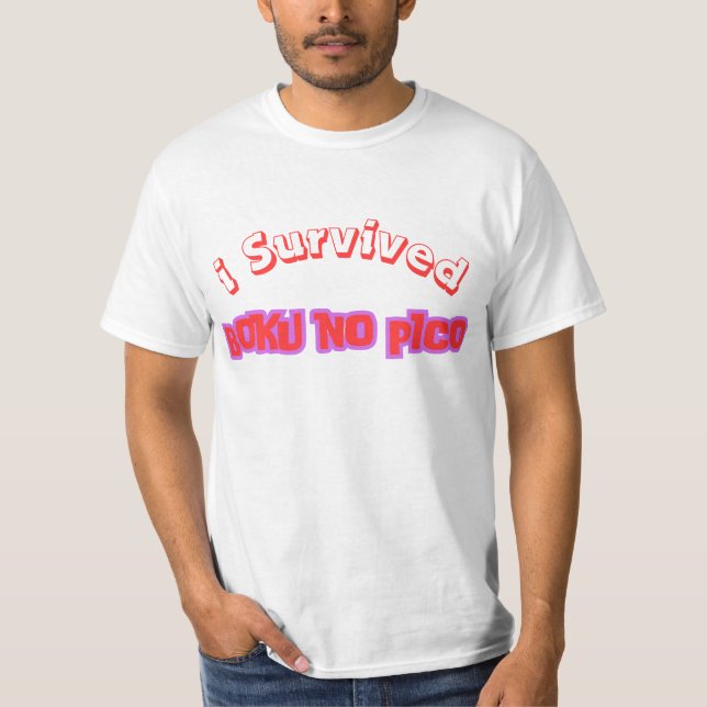 Jag överlevde Boku no Pico T Shirt (Framsida)