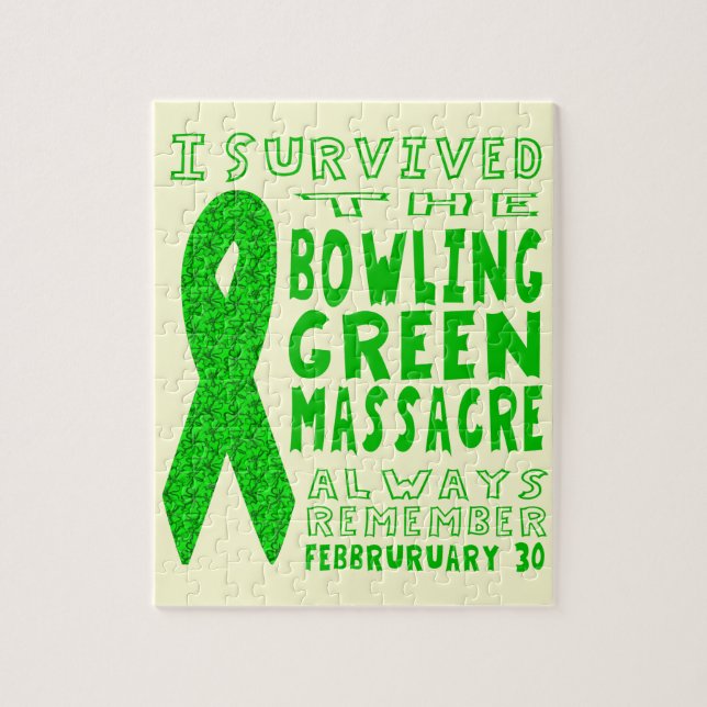 Jag Överlevde Bowling Grönt Massacre Pussel (Vertikal)