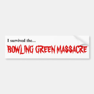 Jag överlevde bowlsplanmassakerklistermärken bildekal