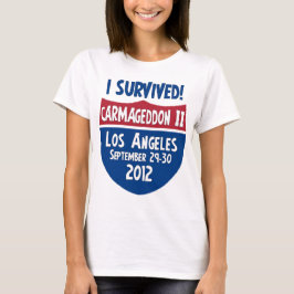 Jag överlevde Carmageddon 2 - Los Angeles 405 Tee Shirt
