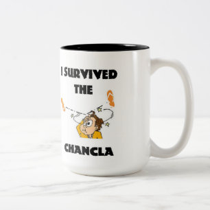 Jag överlevde Chanclaen Två-Tonad Mugg