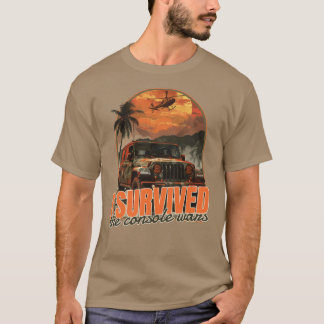 Jag Överlevde Console Krig Vuxen Gamer T Shirt