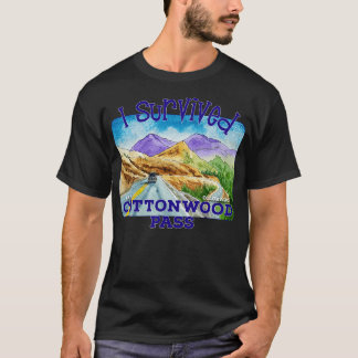 Jag Överlevde Cottonwood Pass Colorado T Shirt