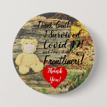 Jag Överlevde COVID-19-bricka...