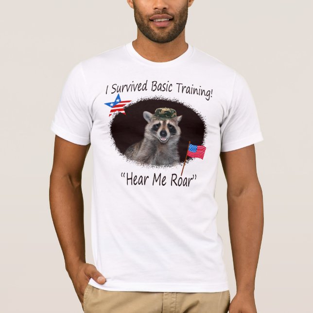 Jag överlevde den grundläggande utbildningsT-tröja Tee Shirt (Framsida)
