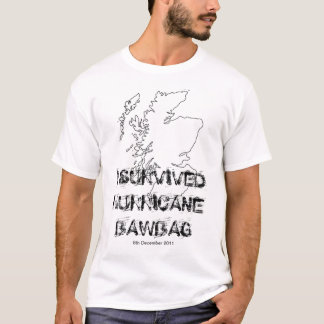 Jag överlevde den orkanBawbag t skjortan Tee Shirt