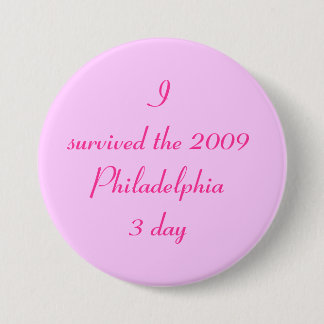 Jag överlevde den Philadelphia 3 dagen 2009 Knapp