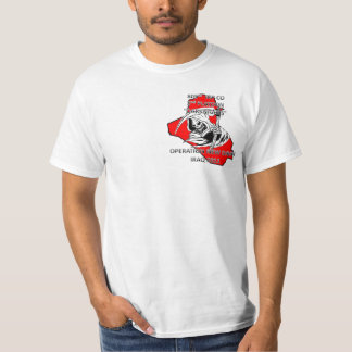jag överlevde (den röda logotypen) tee shirt
