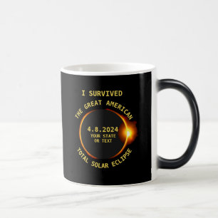 Jag överlevde den sammanlagda sol- förmörkelsen magisk mugg