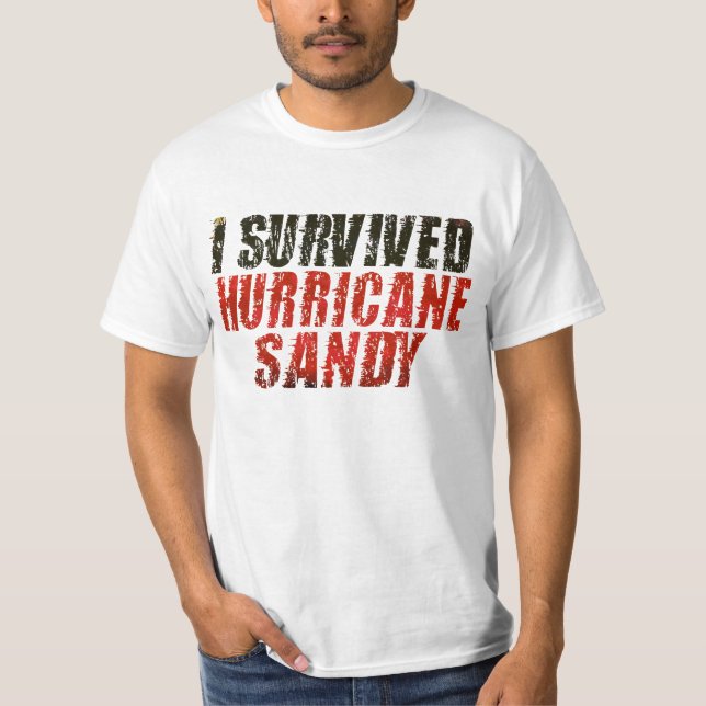 Jag överlevde den sandiga bekymrade T-tröja för Tee Shirt (Framsida)