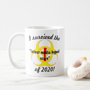 Jag Överlevde den senaste Noveltyn för Skrämt m Kaffemugg