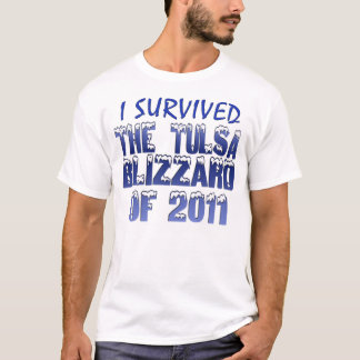 Jag överlevde den Tulsa snöstormen Tee