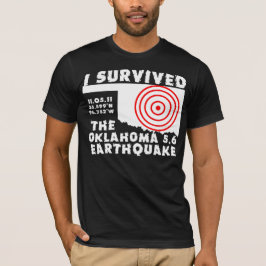 Jag överlevde det Oklahoma jordskalvet T-shirt
