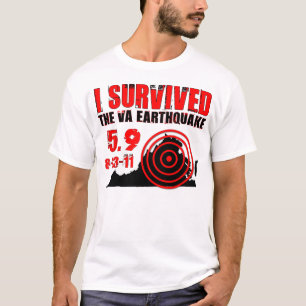 Jag överlevde det Virginia jordskalvet T Shirt