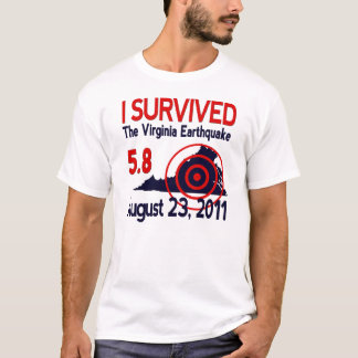 Jag överlevde det Virginia jordskalvet Tee