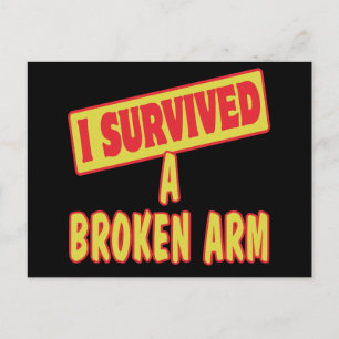 Jag ÖVERLEVDE en BROKEN ARM Vykort