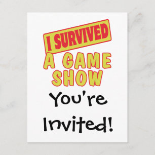 JAG ÖVERLEVDE EN GAME SHOW INBJUDNINGAR