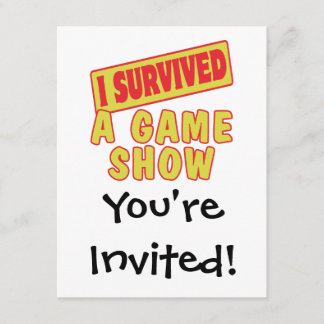 JAG ÖVERLEVDE EN GAME SHOW INBJUDNINGAR