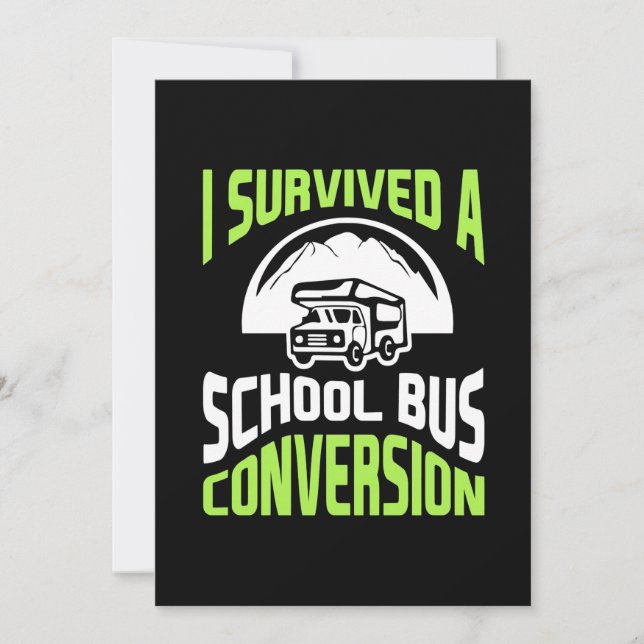 Jag Överlevde en omställning av Buss i skolan Spara Datumet (Framsida)