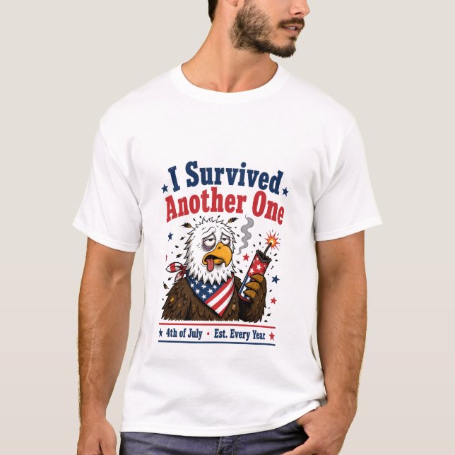 Jag överlevde en till t shirt (Framsida)
