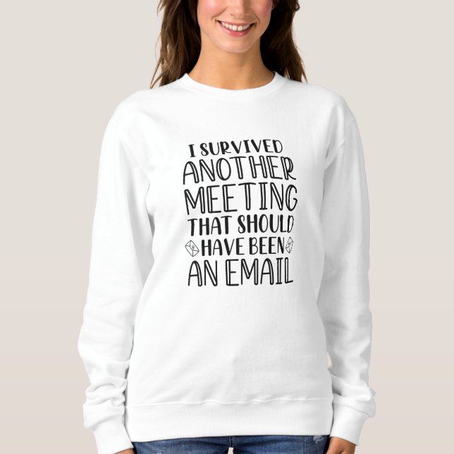Jag Överlevde ett annat möte T Shirt (Framsida)