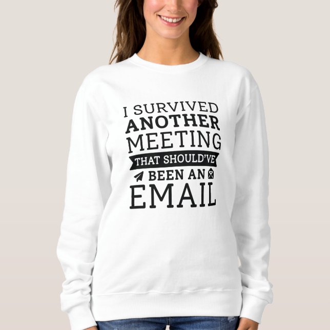 Jag Överlevde ett annat möte T Shirt (Framsida)