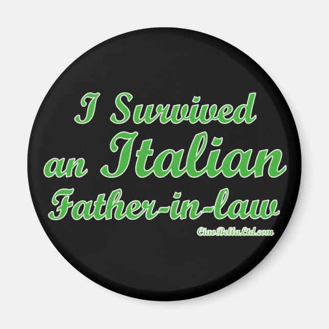 Jag Överlevde ett italienskt Far Magnet (Framsidan)