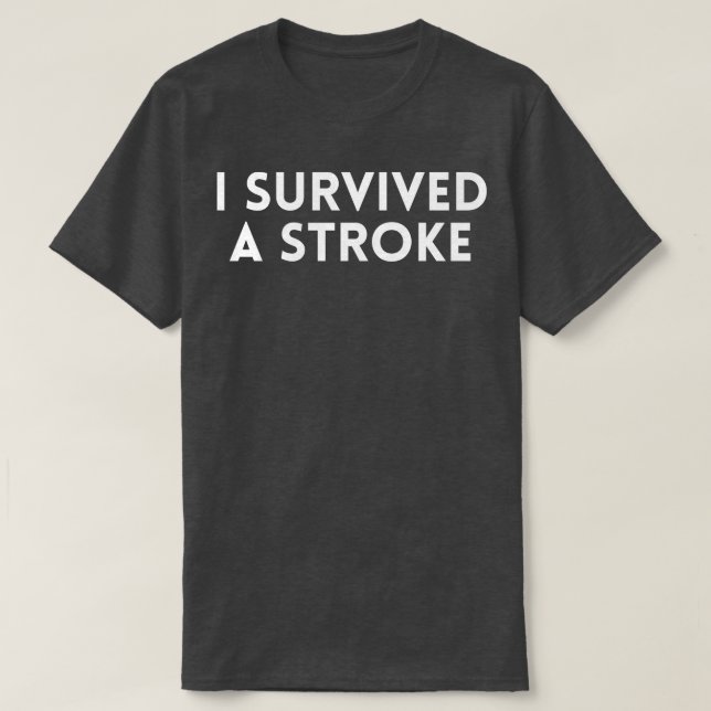 Jag Överlevde ett streck T Shirt (Design framsida)