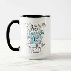 Jag överlevde Exploderande Träd Midwest Snöstorm R Mugg