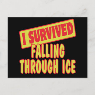 JAG ÖVERLEVDE FALLA GENOM ICE VYKORT