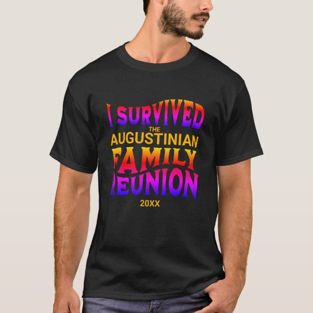 Jag Överlevde Familjeåterförening T Shirt (Framsida)