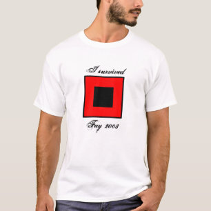 Jag överlevde fayen 2008 t shirt