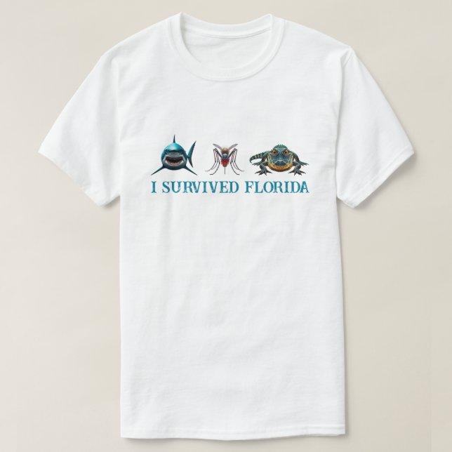 Jag Överlevde Florida T Shirt (Design framsida)
