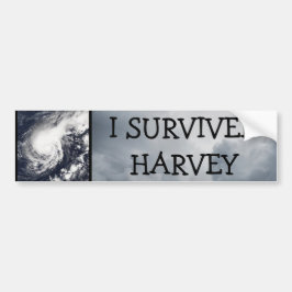 JAG ÖVERLEVDE HARVEY-ORKANBILDEKALET BILDEKAL