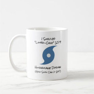 Jag överlevde Hurricane Dorian Citat Limbo Event Kaffemugg