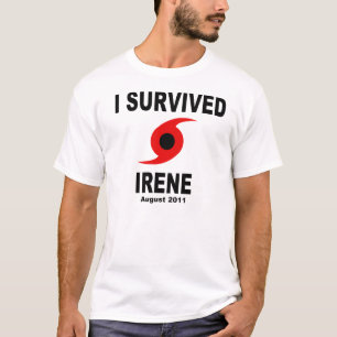 JAG ÖVERLEVDE IRENE Augusti 2011 T-shirt