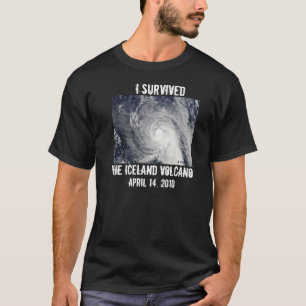 Jag överlevde islandvulkanT-tröja Tee