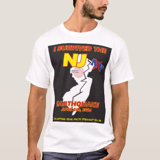 Jag överlevde jordbävningen i NJ T Shirt