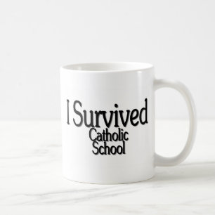 Jag överlevde katolik skolar kaffemugg