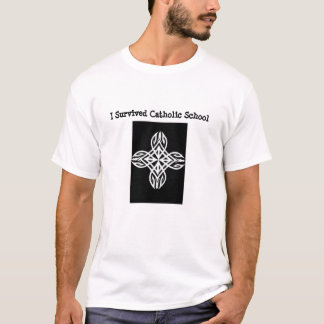 Jag överlevde katolik skolar med kor t-shirt