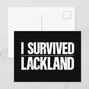 Jag Överlevde Lakkland AFB grundläggande militärut Vykort